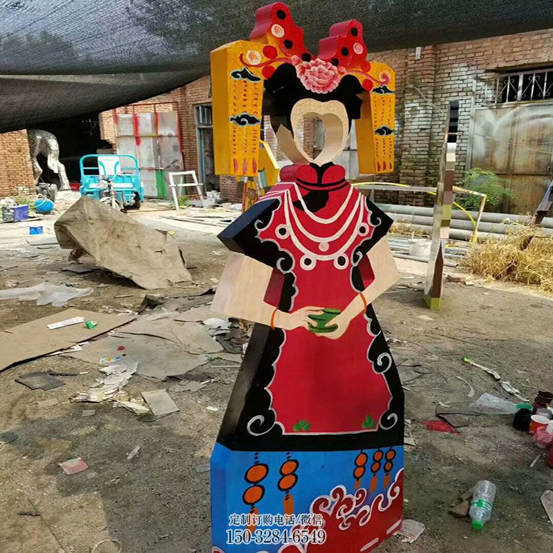 皮影雕塑 景观美陈雕塑 喷漆传统雕塑 皮影雕塑 景观美陈雕塑 喷漆传统雕塑