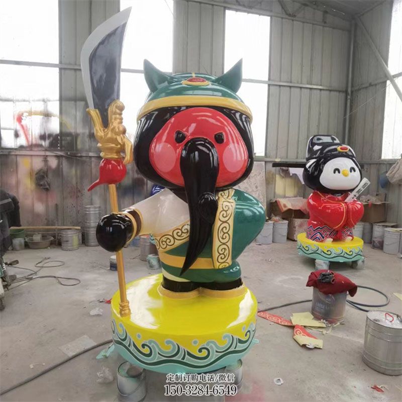 花园小品优选-广场形象-戏曲雕塑底座