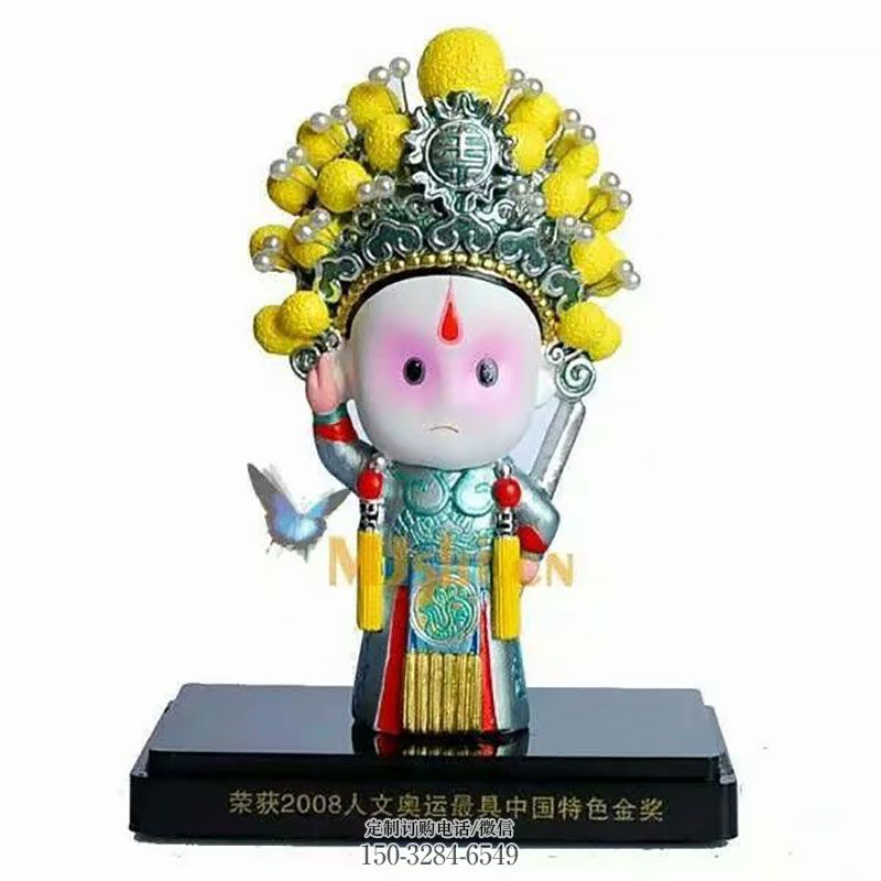 街景小品提供-户外小品-企业唱戏雕塑
