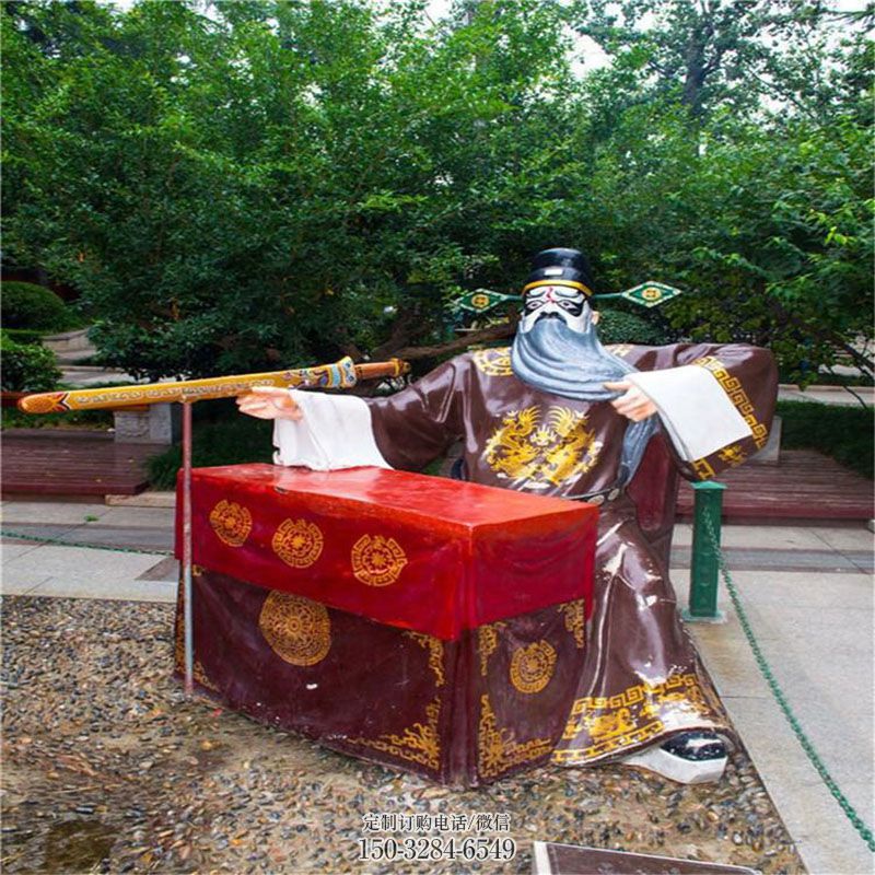 花园小品优选-室外案例-园林艺术唱戏雕塑