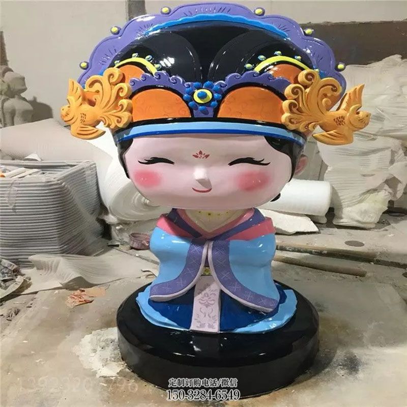 地产标识特供-文化特征-空间唱戏雕塑
