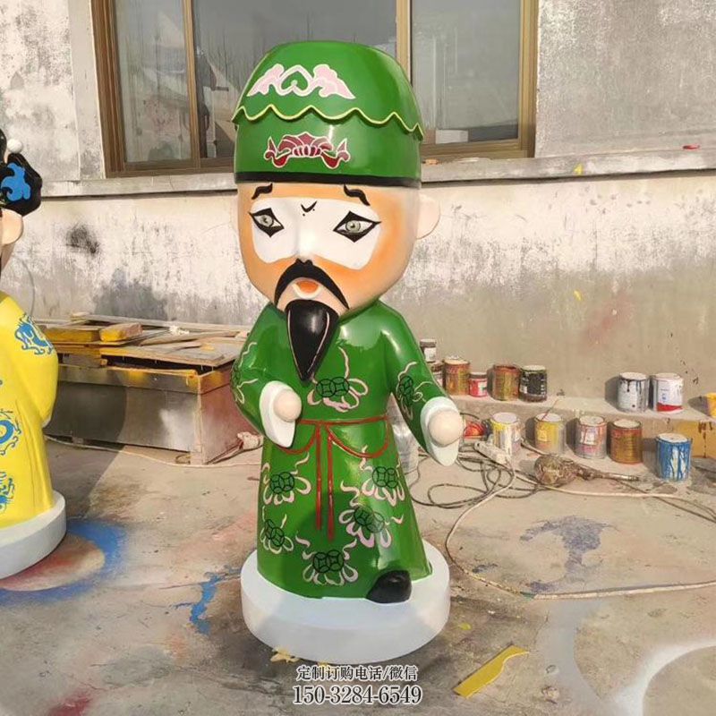 花园小品优选-广场形象-戏院雕塑底座