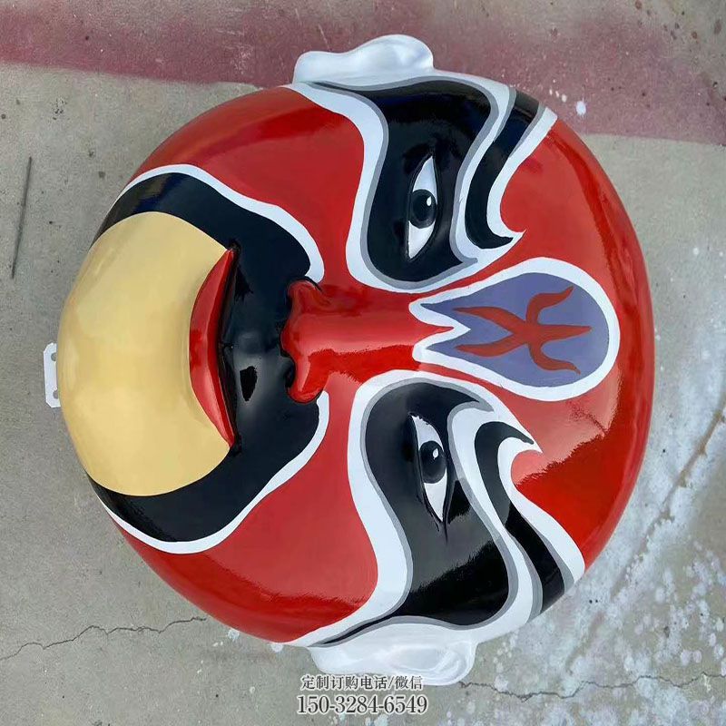园林装饰定价-形象大使类型-门口面具雕塑
