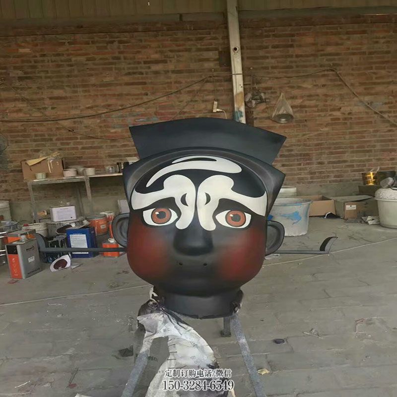 美陈雕塑批发-彩色种类-文化花旦雕塑