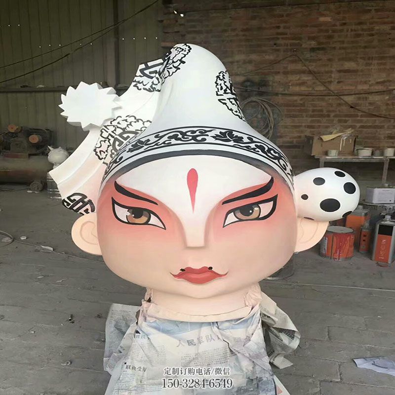 标识雕塑定制-城堡形式-花旦雕塑工程