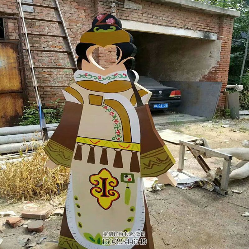 房地产皮影雕塑 现代雕塑 几何传统雕塑