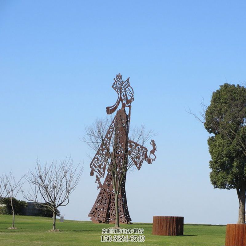 住宅小区皮影雕塑 仿古雕塑 公园传统雕塑